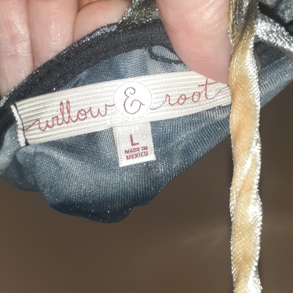 NWOT Willow & Root Velvet Bodysuit - Picture 4 of 4